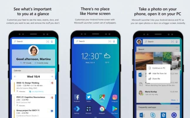 Microsoft Launcher nu al tien miljoen keer gedownload