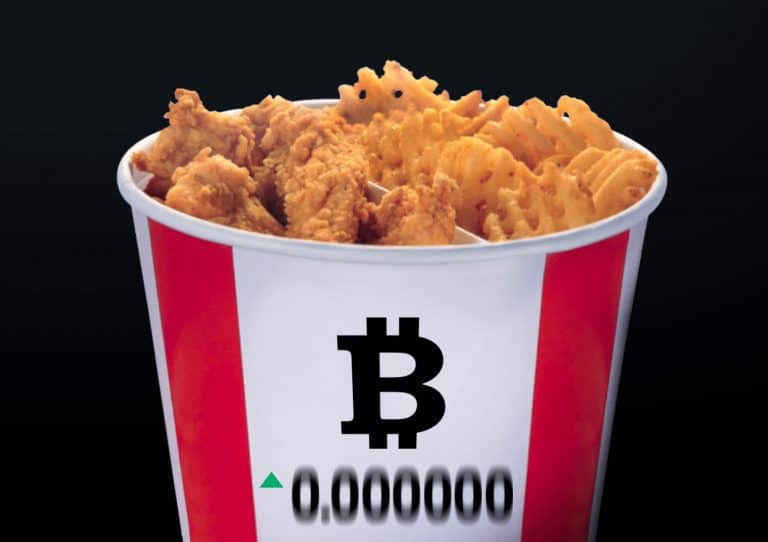 KFC biedt klanten een speciale bitcoin-bucket