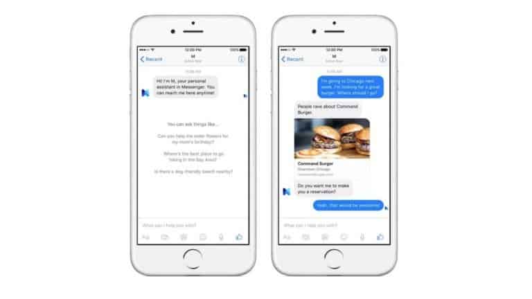 Facebook zet punt achter virtuele assistent M
