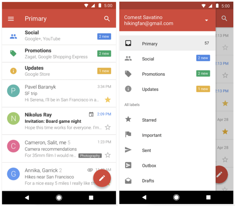 Google maakt lichtere Gmail Go voor Android beschikbaar