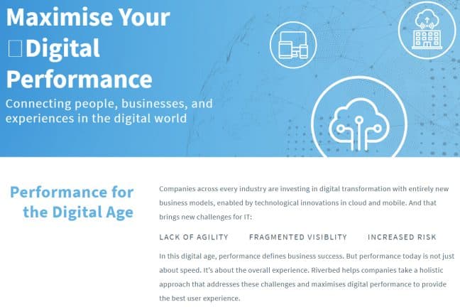 Riverbed introduceert Digital Performance Platform