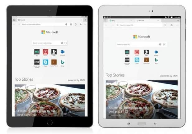 Microsoft rolt Edge ook naar Android- en iOS-tablets uit