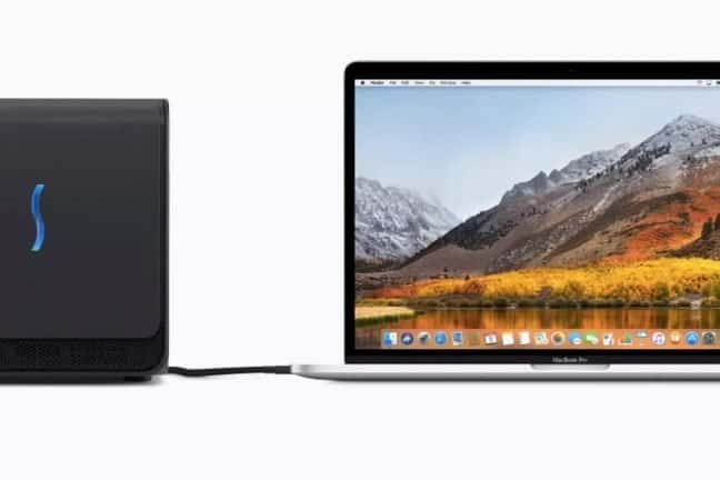 Externe grafische kaart op een MacBook Pro: hoe goed werkt het?