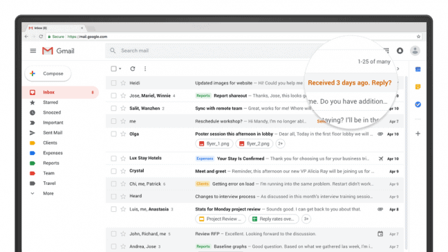 Google rolt nieuwe design en functies Gmail in juli uit