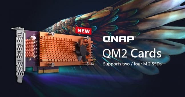 QNAP introduceert QM2 PCIe-kaarten die tot vier M.2 SSD’s toevoegen