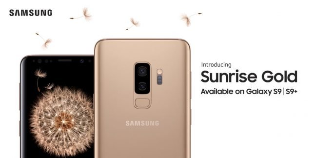 Samsung lanceert gouden variant van de Galaxy S9 en S9+