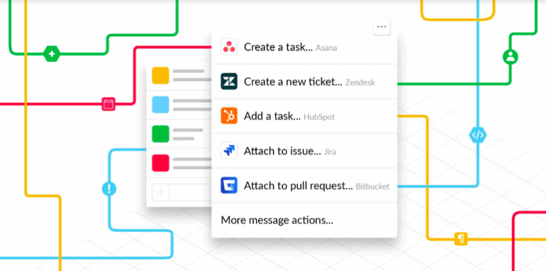 De nieuwe Slack Actions-tool zet berichten om in taken