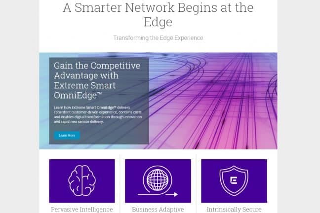 Extreme Networks kondigt edge-oplossing Smart OmniEdge aan