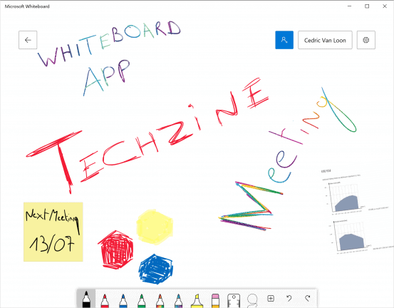 Gratis app Microsoft Whiteboard maakt vergaderingen dynamisch