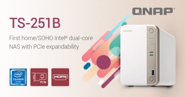 QNAP introduceert 2-bay NAS TS-251B voor thuisgebruik en kleine zelfstandigen