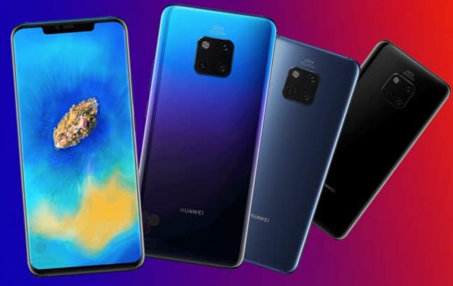 ‘Huawei Mate 20 Pro heeft drie camera’s waaronder groothoek- en telelens’