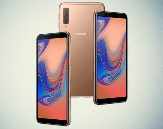 Samsung presenteert degelijke midranger Galaxy A7 met drievoudige camera