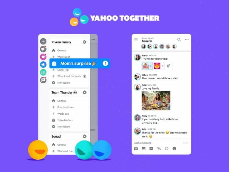 Yahoo komt met nieuwe chatapp gericht op groepsgesprekken