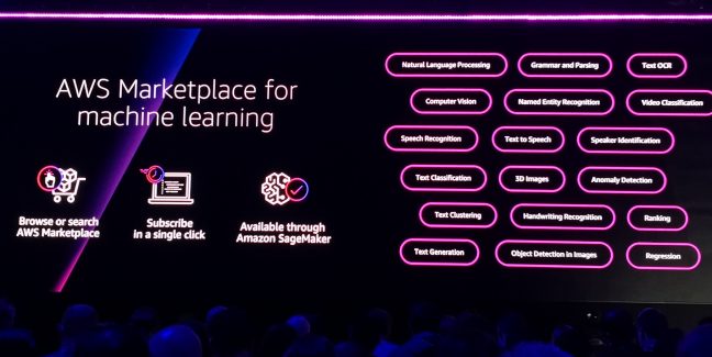 AWS Marketplace Machine Learning
