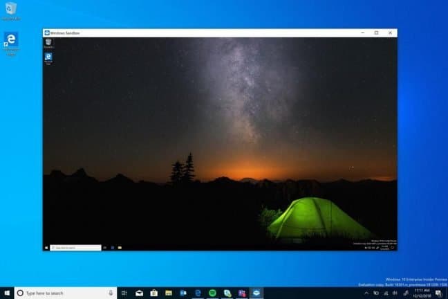 Microsoft kondigt Windows Sandbox aan voor verdachte software