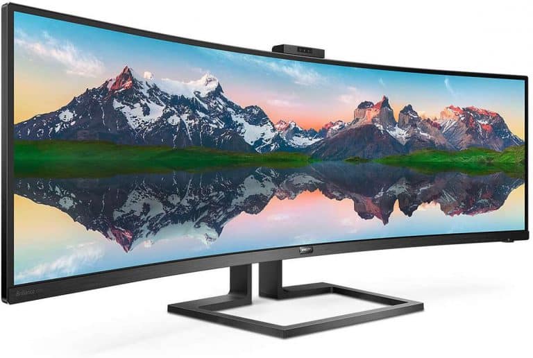 49-inch Philips 499P9H-monitor combineert twee schermen in één