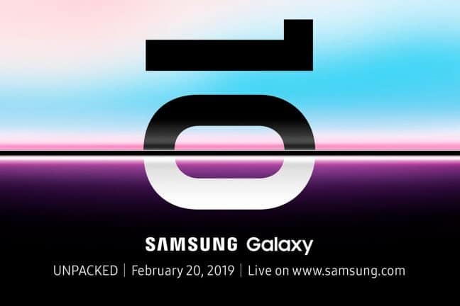 Samsung Galaxy S10 wordt op 20 februari aangekondigd