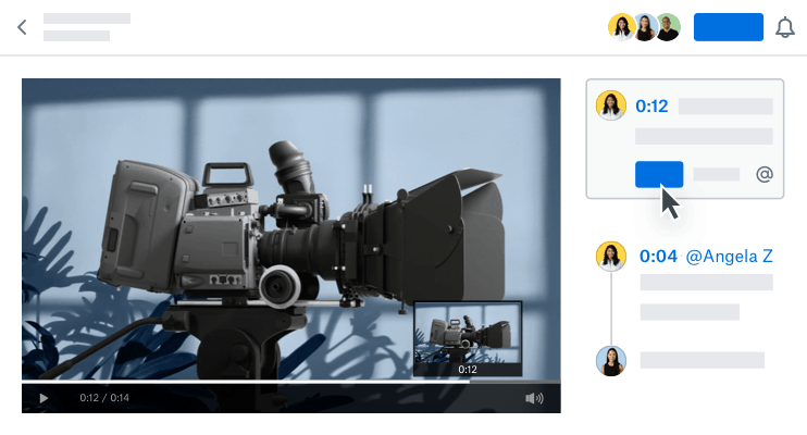 Dropbox laat je nu op specifieke momenten in video’s reageren