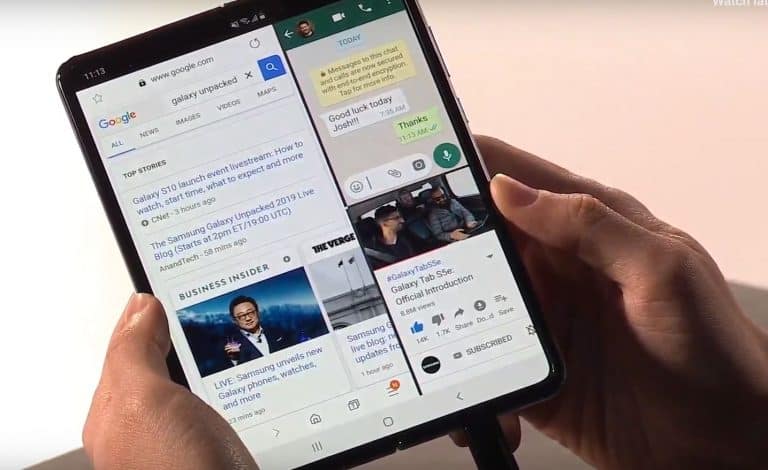 Samsung lanceert vouwbare smartphone Galaxy Fold