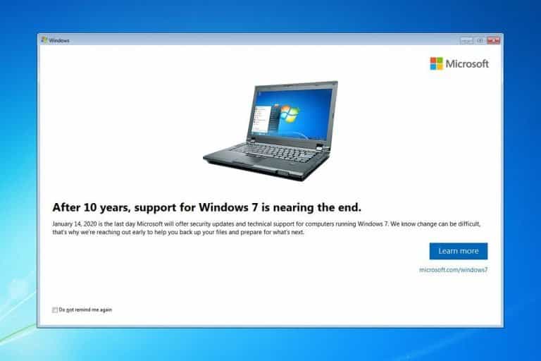 Windows 7 start met meldingen rond deadline ondersteuning