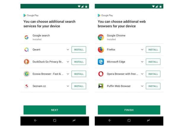 Google voegt met update vrije browserkeuze toe aan Android