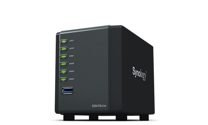 Synology lanceert compacte DS419slim met ondersteuning tot 20 TB