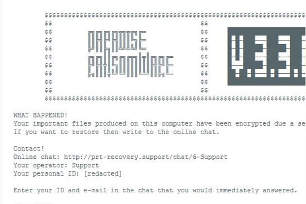 Decryptietool voor Paradise ransomware uitgebracht