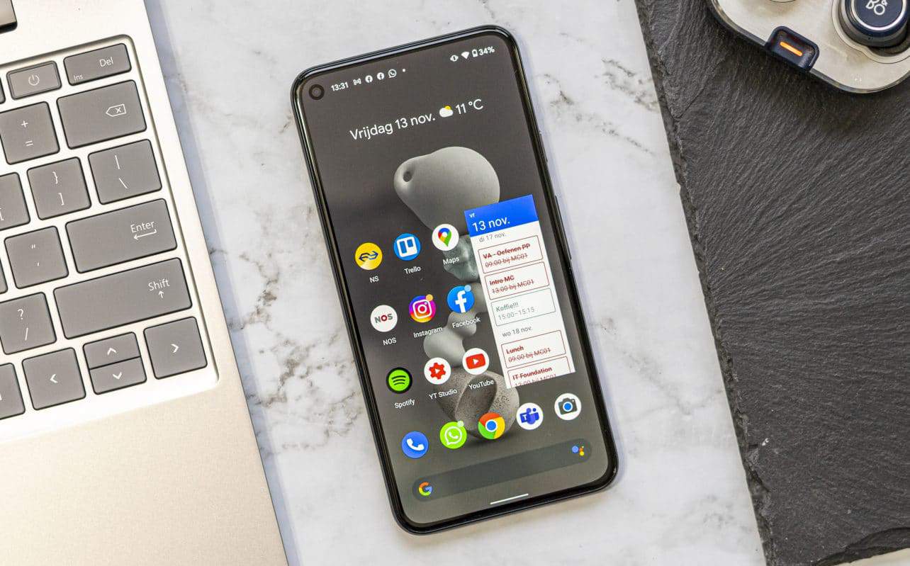 Google Pixel 5 review voorkant