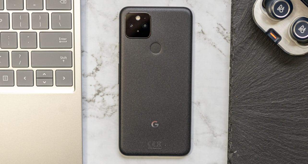 Google Pixel 5 achterkant