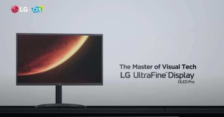 LG kondigt zijn eerste oledmonitor aan