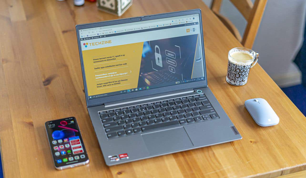 Lenovo ThinkBook 14 G2 review scherm