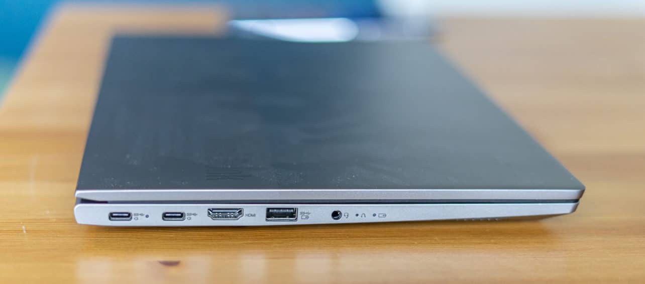 Lenovo ThinkBook 14 G2 review aansluitingen