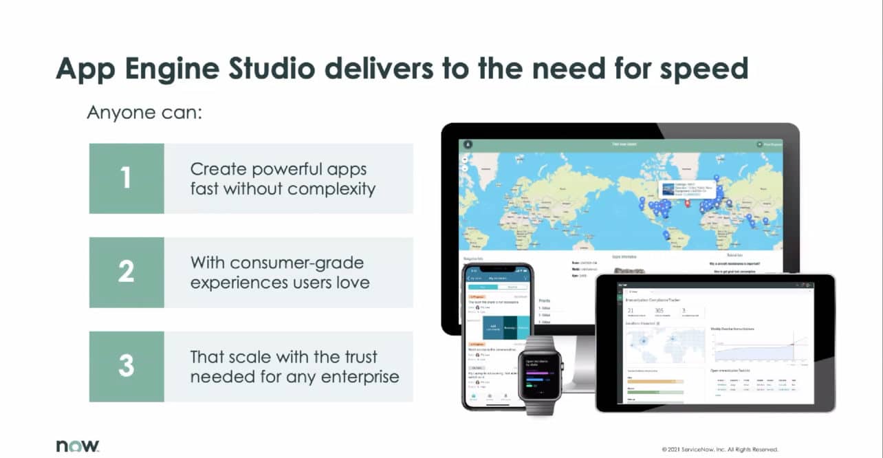 ServiceNow betreedt low-code markt volledig met App Engine Studio