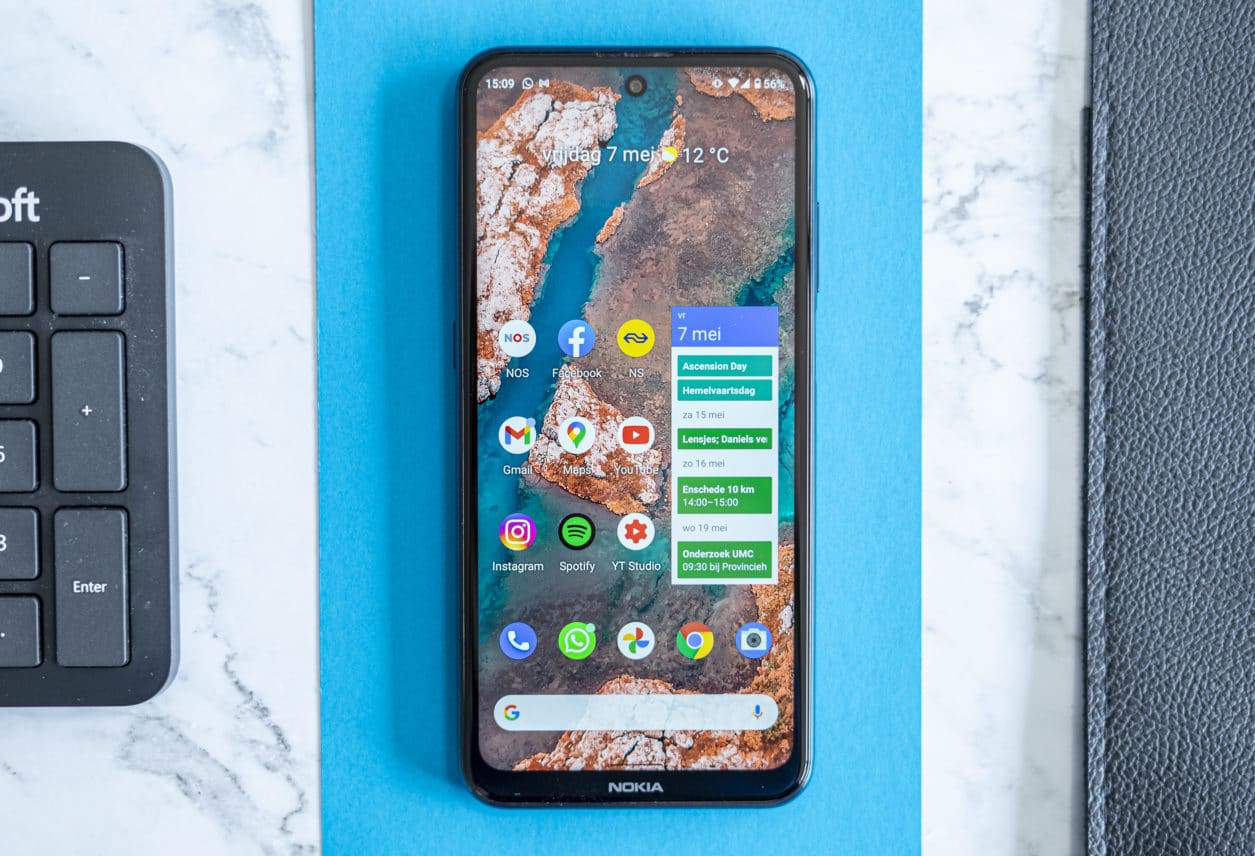 Nokia X20 review voorkant