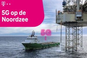 T-Mobile faciliteert 5G-verbindingen op de Noordzee