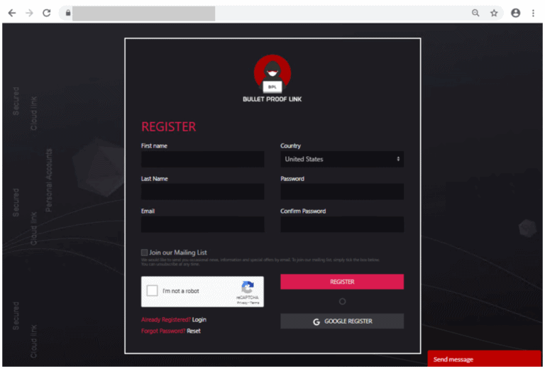 Nieuwe phishing-as-a-servicedienst BullitProofLink ontdekt
