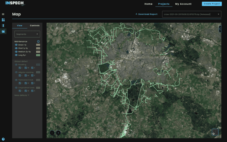 BrainCreators brengt wegschades in beeld met AI inspecteur INSPECH