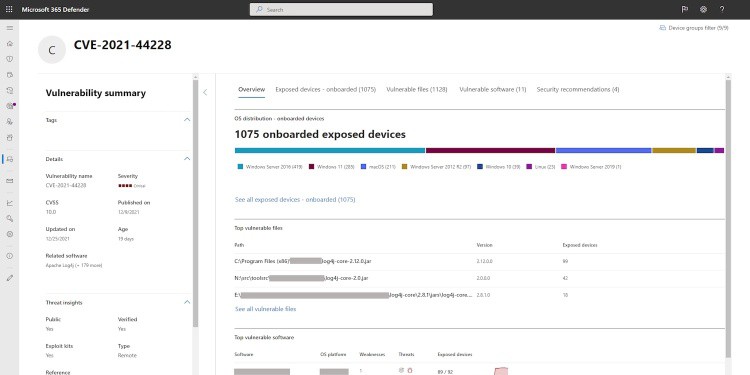 Microsoft geeft Defender update tegen Log4j-kwetsbaarheid