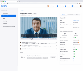 Zoom lanceert IQ for Sales, automatische analyse van salesgesprekken