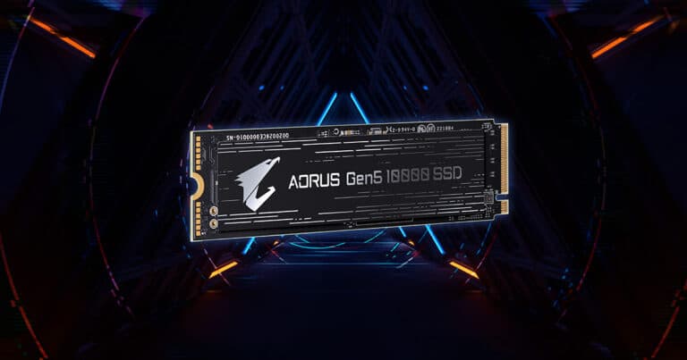 Gigabyte introduceert eerste PCIe 5.0 AORUS Gen5 10000 SSD