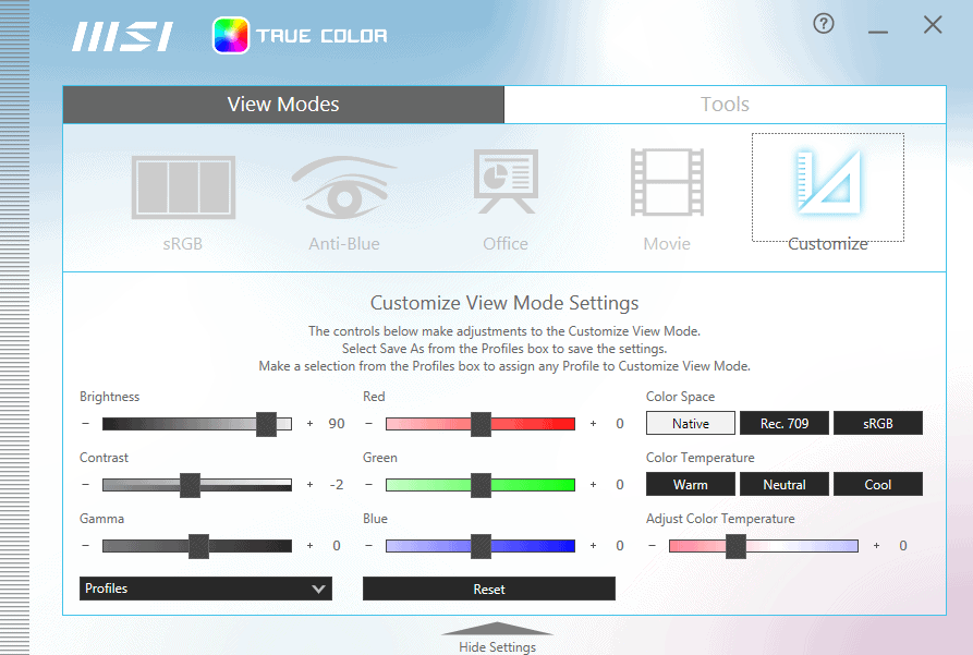MSI_True_Color_Customize MSI_True_Color_Customize