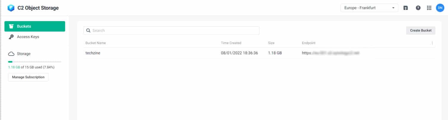 synology-bucket synology-bucket