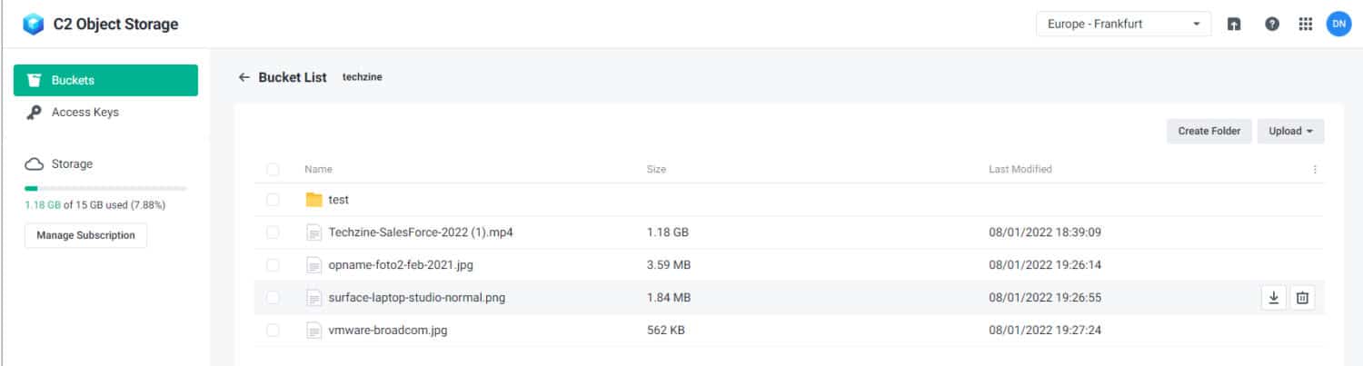 synology-bucket-contents synology-bucket-contents