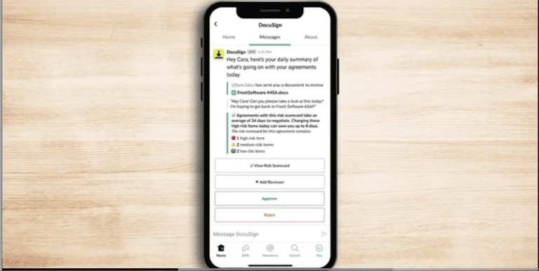 DocuSign maakt hele contractcyclus afhandelen vanuit Slack mogelijk