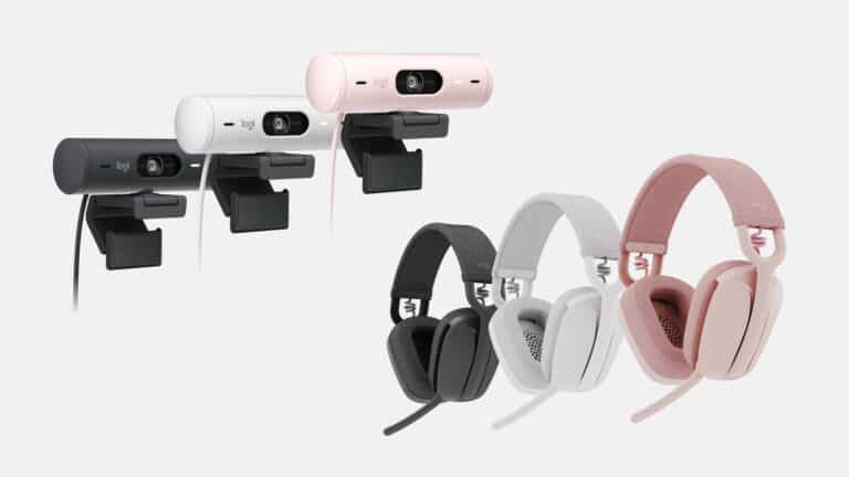 Logitech lanceert Brio 500 webcams en Zone Vibe headphones