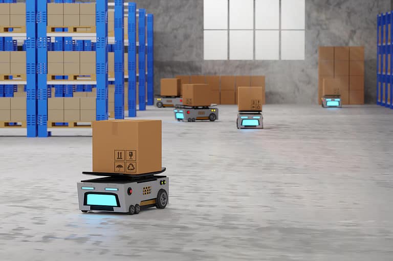 AMR: de autonome robot in het magazijn naast de medewerker