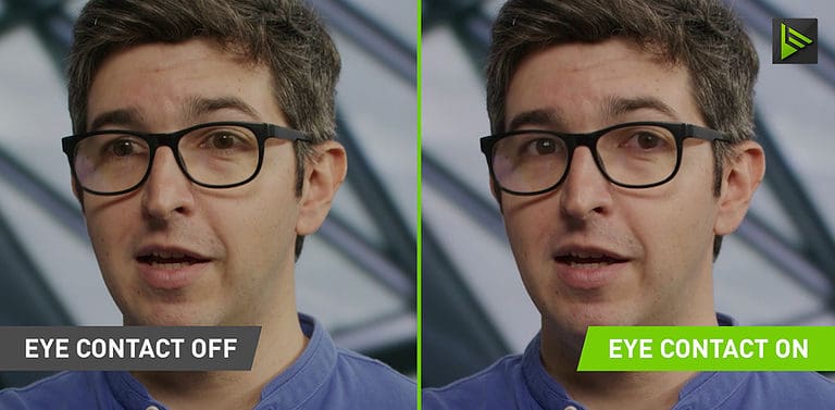 Nvidia Eye Contact houdt automatisch oogcontact in videoconferences