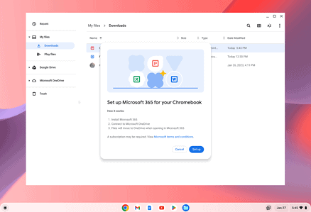 Microsoft 365 gaat veel beter werken op ChromeOS