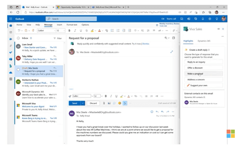 Microsoft voegt ChatGPT-functionaliteit toe aan Dynamics 365