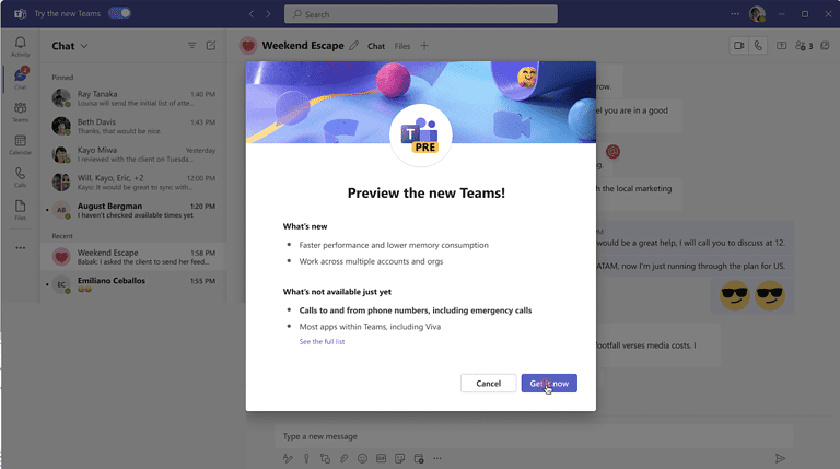 Microsoft Teams 2.0 laat je sneller en eenvoudiger samenwerken